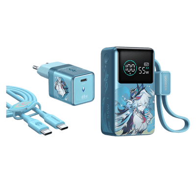 UGREEN x Honkai: 65W 3-Port Ladegerät + 10000mAh Powerbank