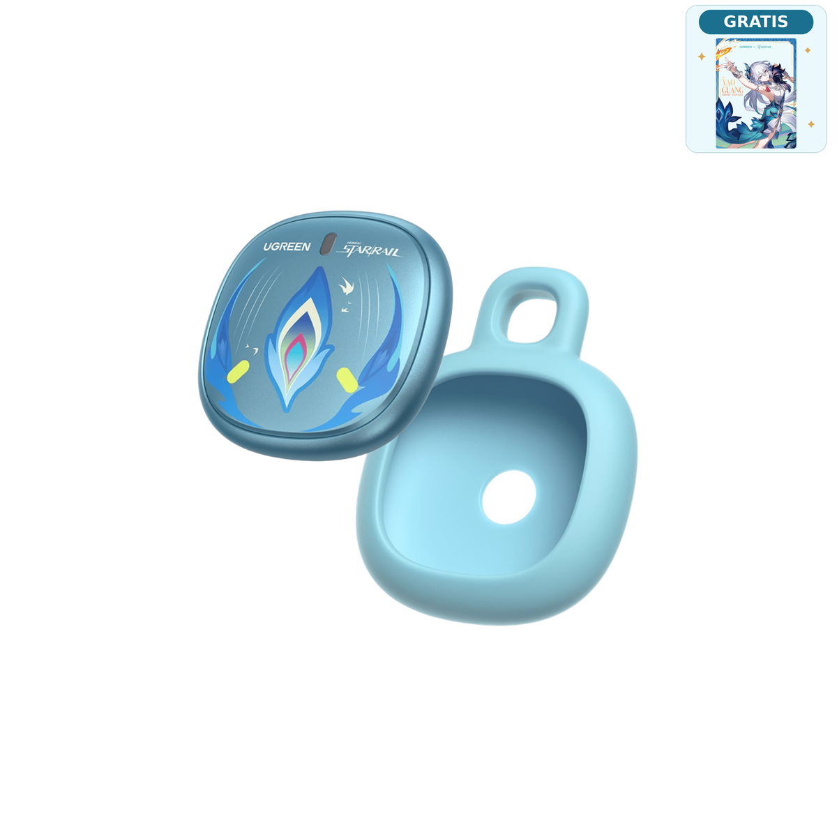 UGREEN x Honkai: Star Rail FineTrack Mini2 Tracker (Apple Find My, 110-dB-Alarm, IP68, fluoreszierendes Design)
