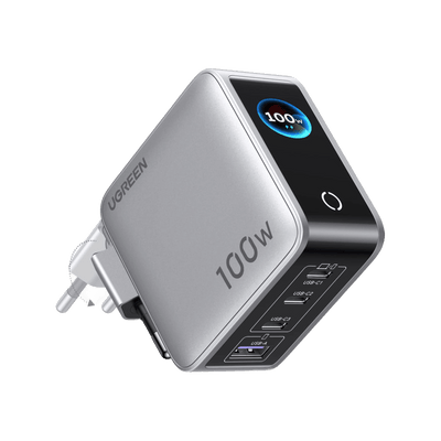 UGREEN Nexode Pro 100 W Ladegerät (4-in-1, Smart Display, GaN)