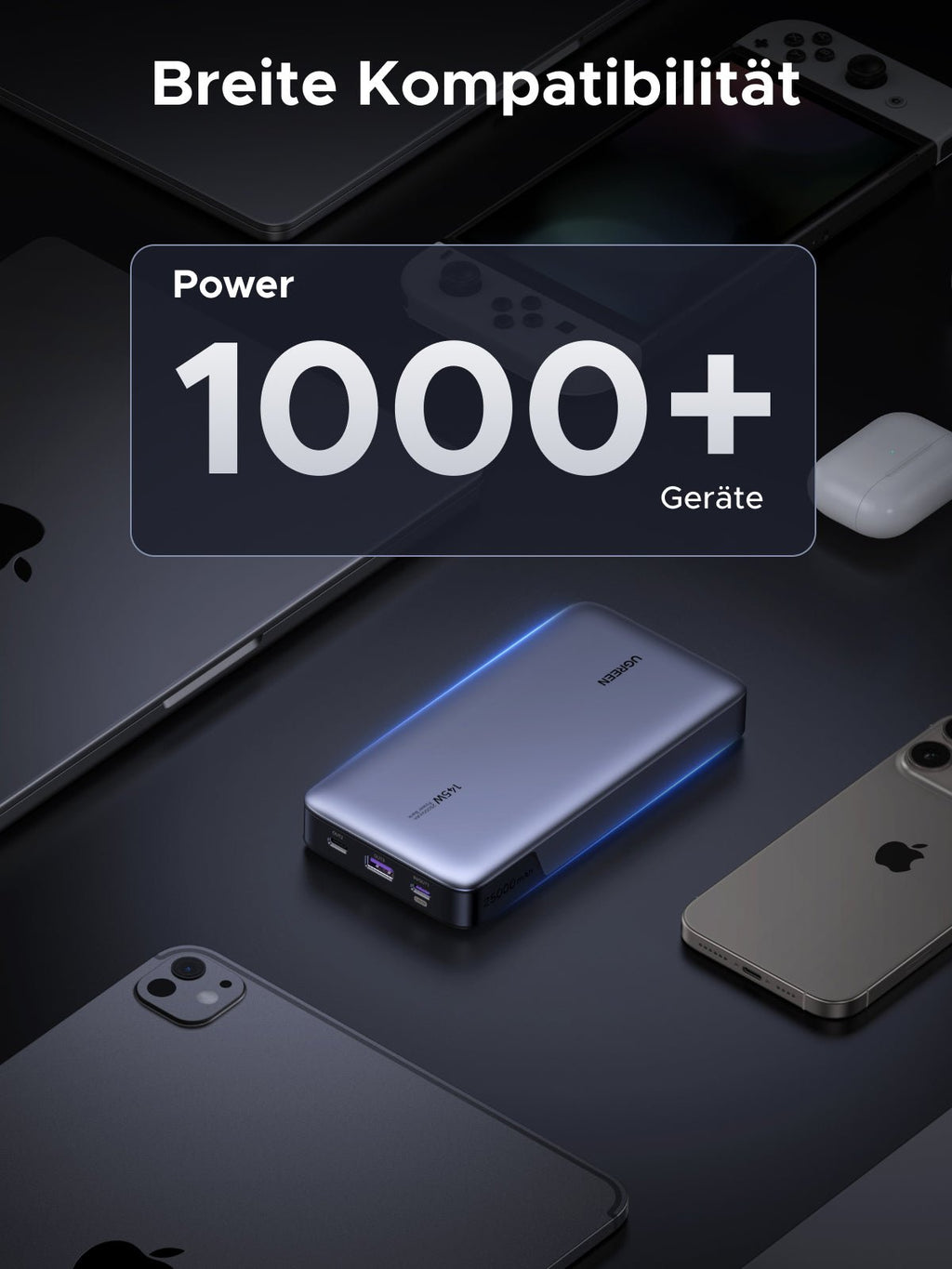 Nexode Powerbank 25000mAh 145W - Powerbank