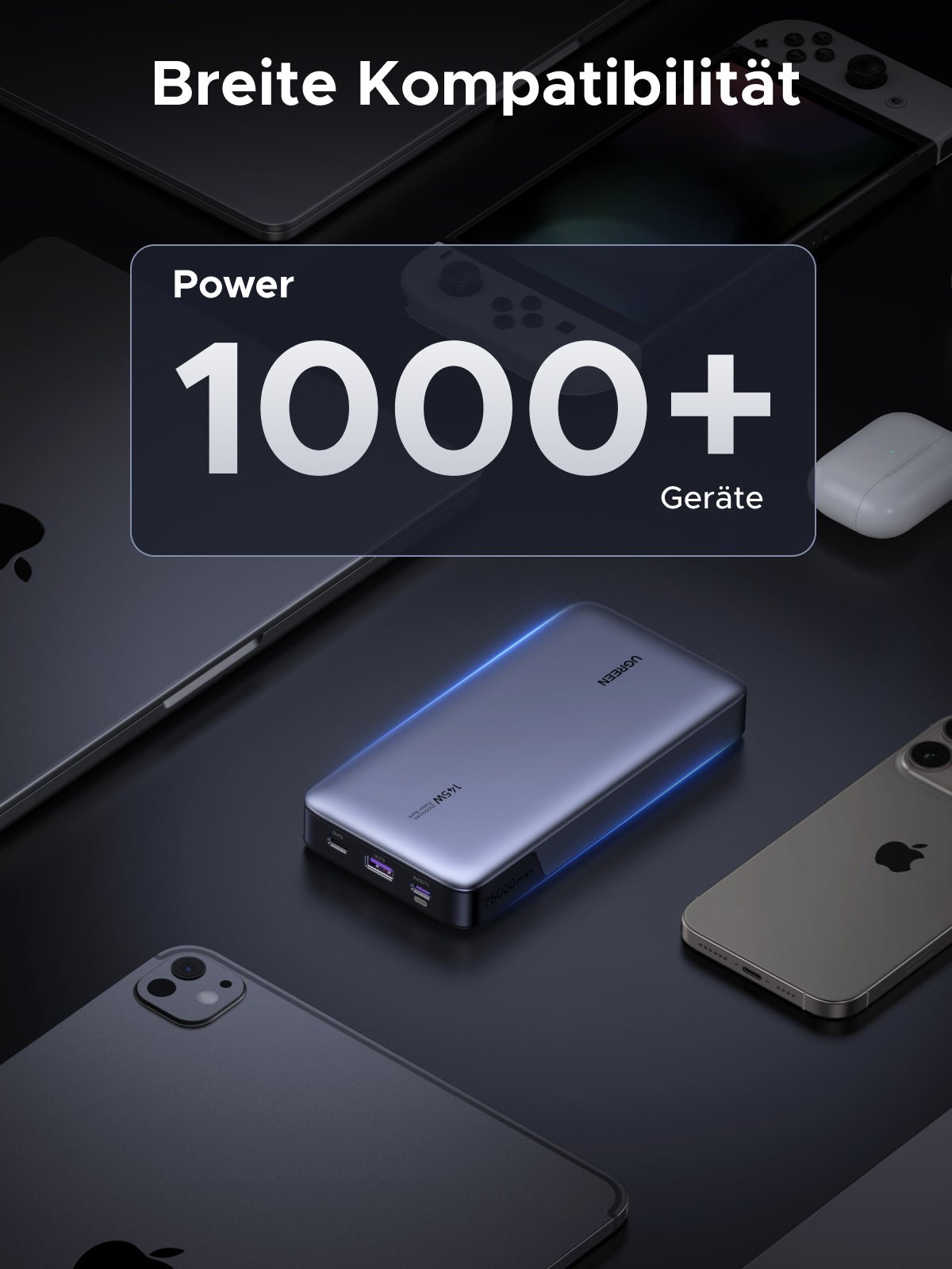 Nexode Powerbank 25000mAh 145W - Powerbank