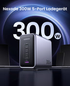 Ugreen Nexode 300W 5-Ports PD GaN Schnellladegerät
