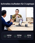 Ugreen Nexode 300W 5-Ports PD GaN Schnellladegerät