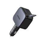 UGREEN Nexode Auto - Ladegerät 60W mit ausziehbarem USB - C - Kabel - 