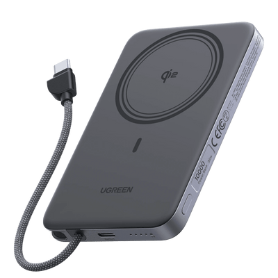 UGREEN MagFlow Air magnetische Powerbank (10000 mAh, Qi2 15W)