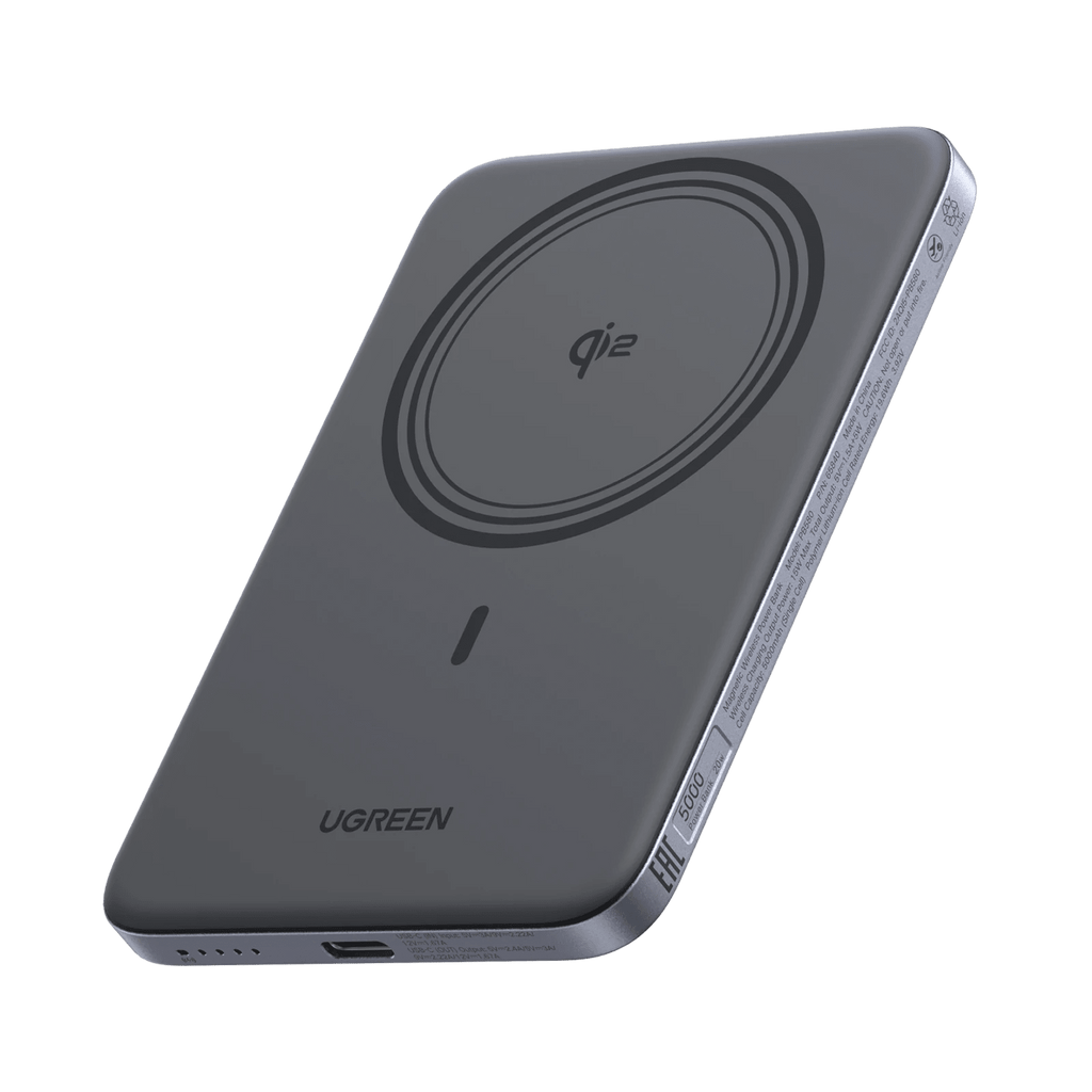 UGREEN MagFlow Air Magnetische Powerbank (5000mAh, Qi2 15W) - Powerbank