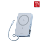 UGREEN MagFlow Magnetische Kabellose Powerbank (10000mAh, Qi2 25W, MagSafe - kompatibel) - Powerbank
