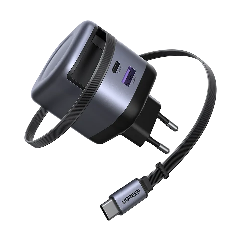 UGREEN Nexode 45W Ladegerät mit ausziehbarem USB - C - Kabel - 