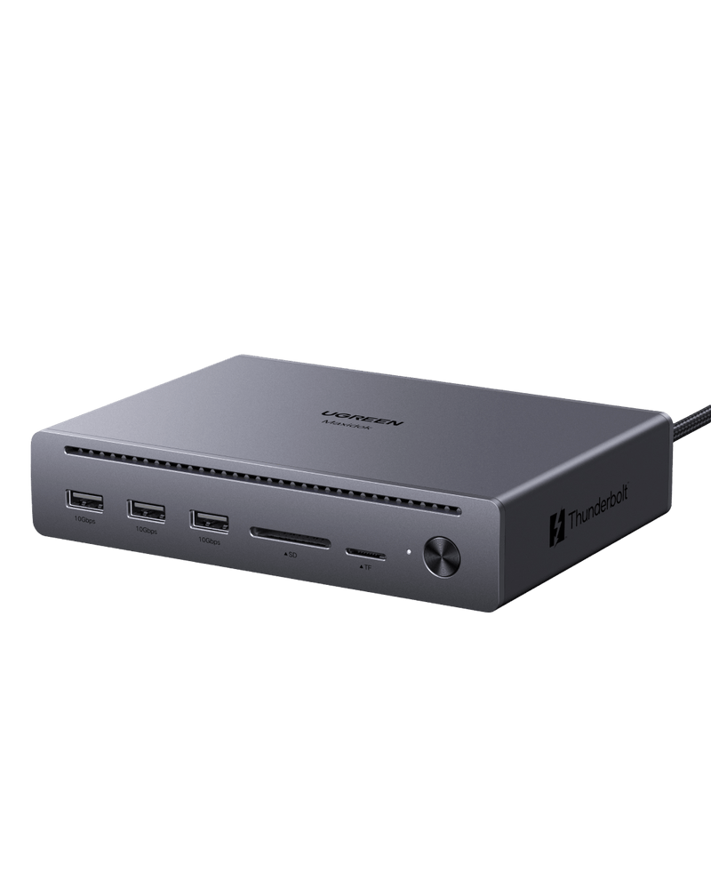 UGREEN Maxidok 10-in-1 Thunderbolt™ 5 Dockingstation mit Gigabit-Ethernet
