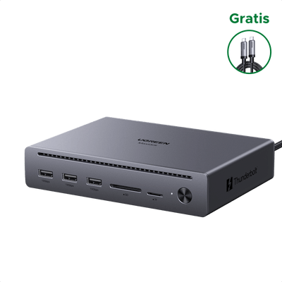 UGREEN Maxidok 10-in-1 Thunderbolt™ 5 Dockingstation mit Gigabit-Ethernet