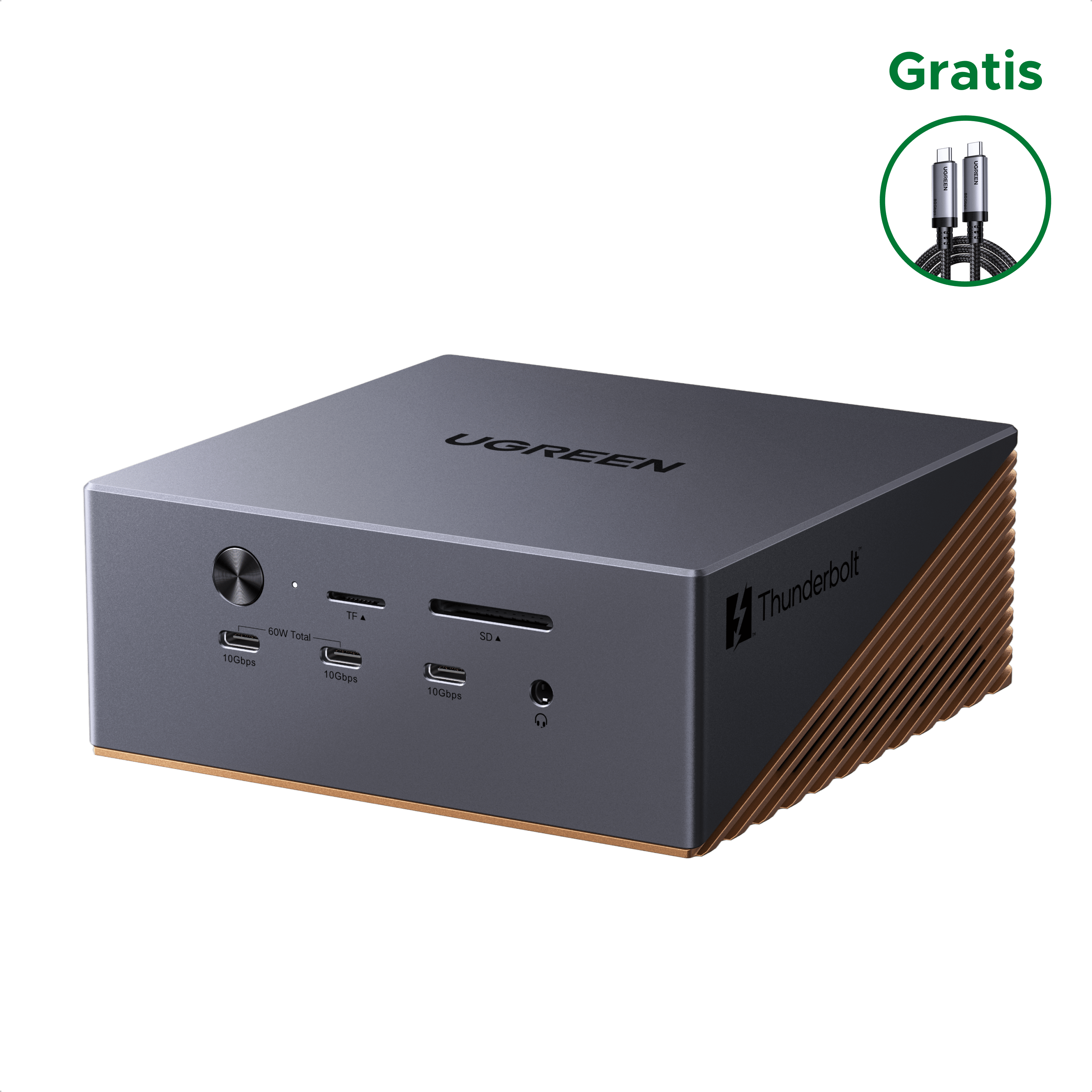 UGREEN Maxidok 17 - in - 1 Thunderbolt™ 5 Dockingstation - Dockingstation