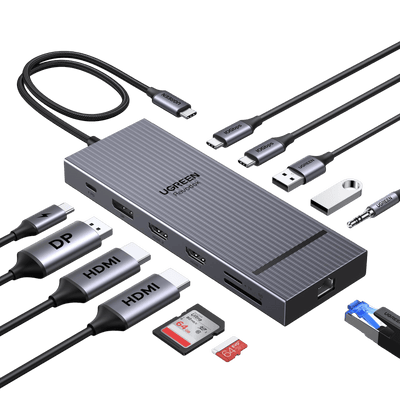 UGREEN Revodok Pro Dockingstation (12-in-1, 100W)