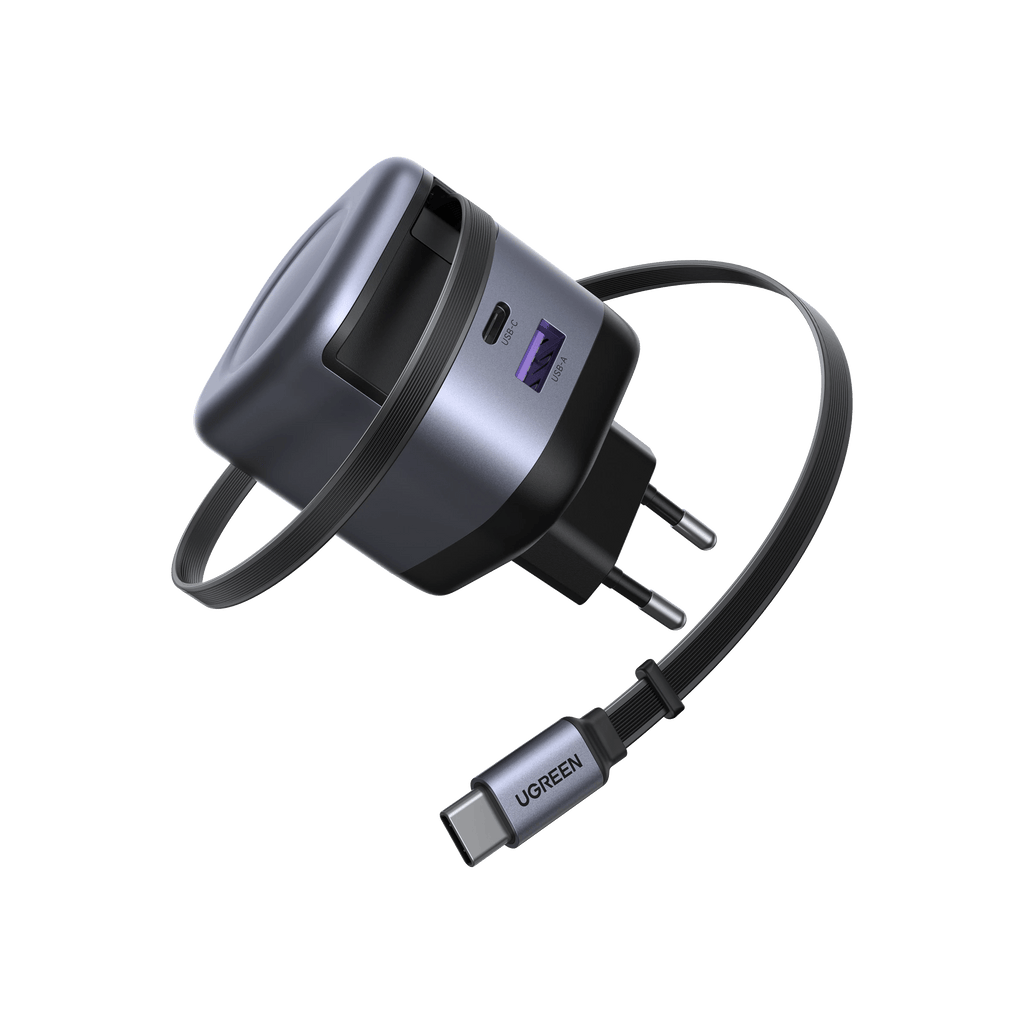 UGREEN Nexode 45W Ladegerät mit ausziehbarem USB - C - Kabel - 