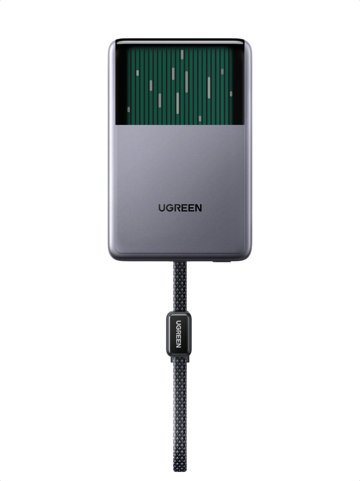 UGREEN MagFlow Pro Magnetische Powerbank (10.000 mAh, Qi2 25 W, integriertes 45-W-USB-C-Kabel)