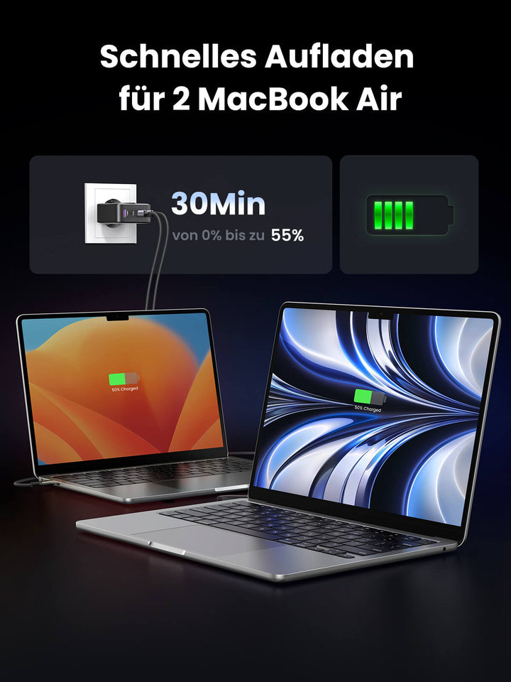 Schnelles Aufladenfur 2 MacBook Air