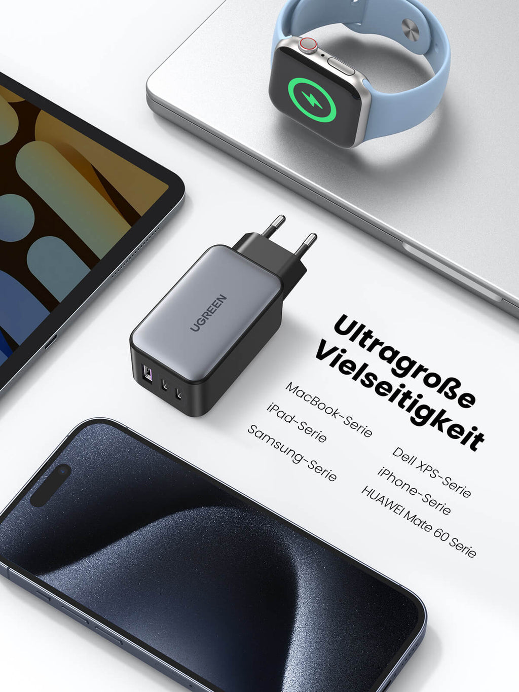  Ugreen 65W USB C Ladegerät Universale Kompatibilitat