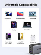 Ugreen 65W USB C Ladegerät Universale Kompatibilitat