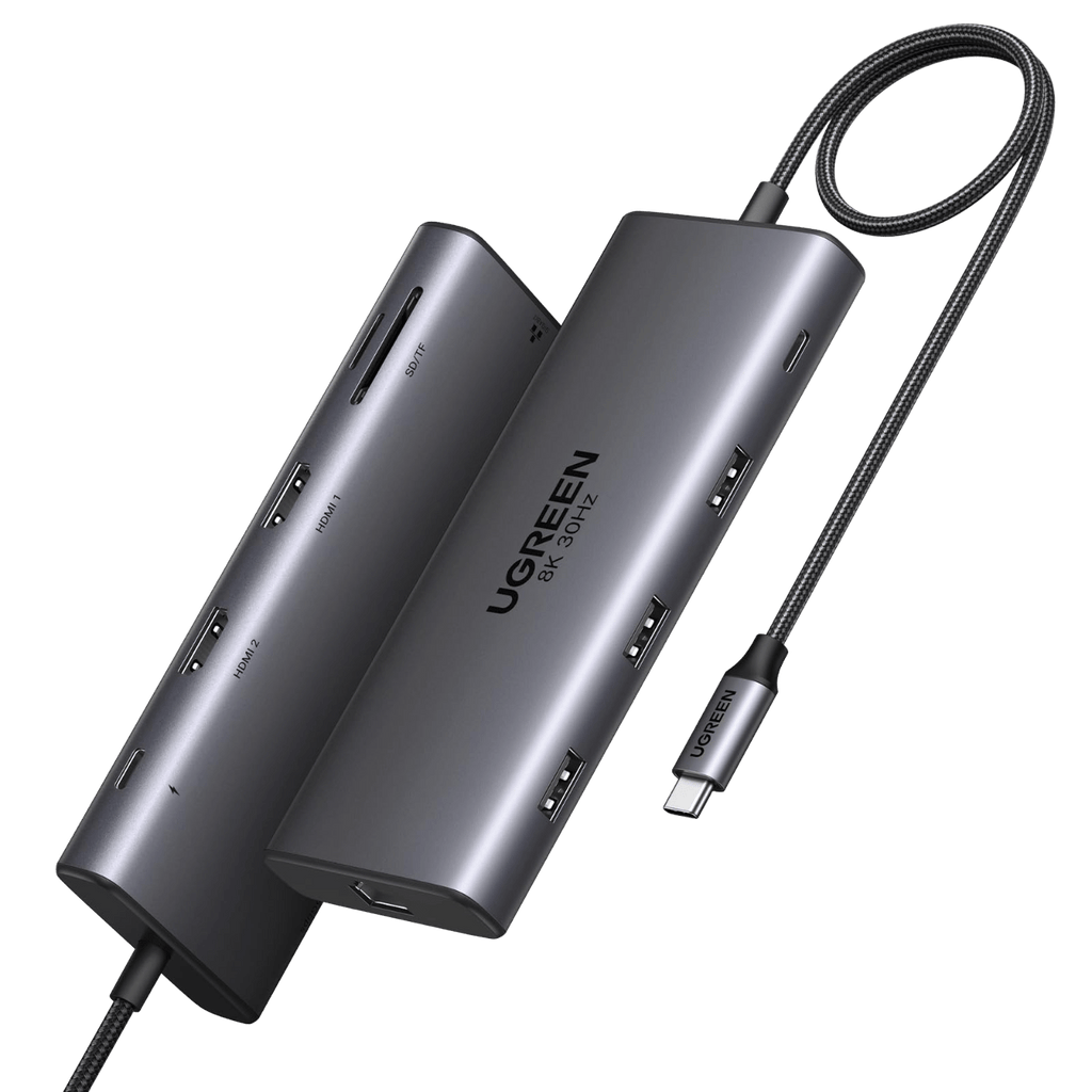 UGREEN Revodok Pro 210 Dockingstation (10-IN-1, Dual 4K@60Hz, 5Gbps)
