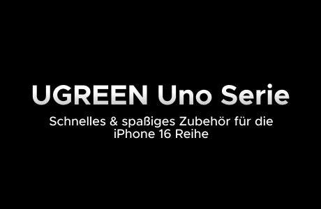 The UGREEN UNO Series includes a 100W fast charging UGREEN Charger, a Qi2 15W UGREEN Power Bank, and more!