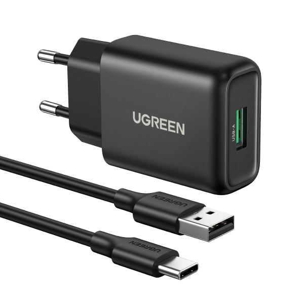 UGREEN 18W USB Ladegerät 3A Quick Charge 3.0 Schnellladegerät