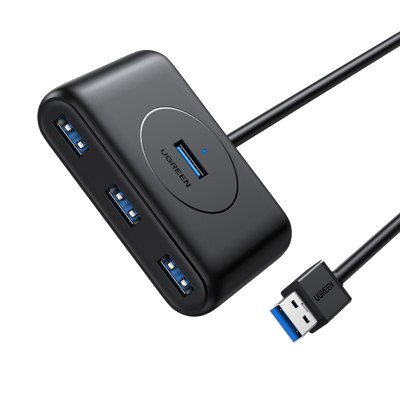 UGREEN 4-IN-1 USB 3.0 Hub mit LED-Anzeige