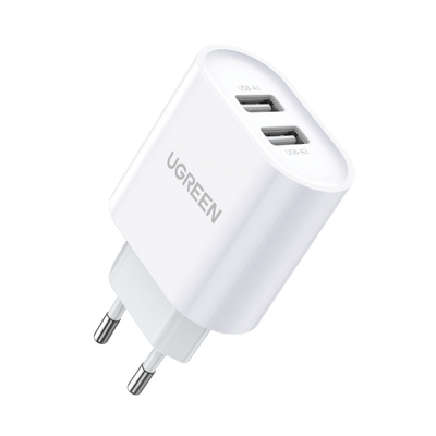 UGREEN USB Ladegerät mehrfach 3.4A Ladestecker USB 2 Ports