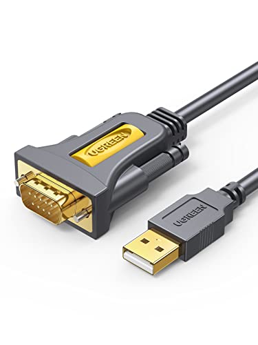 UGREEN USB auf RS232 Seriell Kabel USB Seriell DB9 mit PL2303 Chipsatz