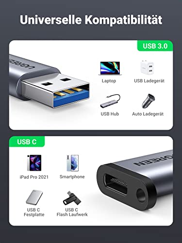 UGREEN USB 3.0 auf USB C Adapter USB C Adapter zu USB 3.0.