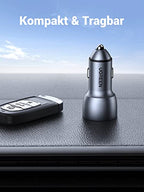 UGREEN USB 36W KFZ Ladegerät QC 3.0mit 1m USB-C Kabel - Kompakt & Tragbar