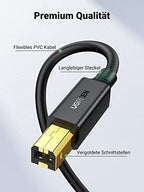 UGREEN USB Druckerkabel, Scanner Kabel