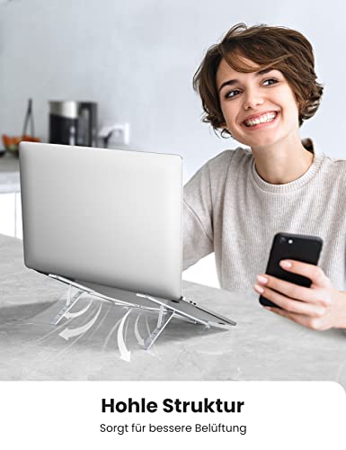 UGREEN Aluminium Laptop Ständer Höhenverstellbar 5 Stufen Laptopständer