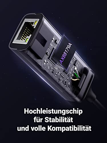 UGREEN USB C Ethernet Adapter Gigabit LAN Adapter Netzwerkadapter.