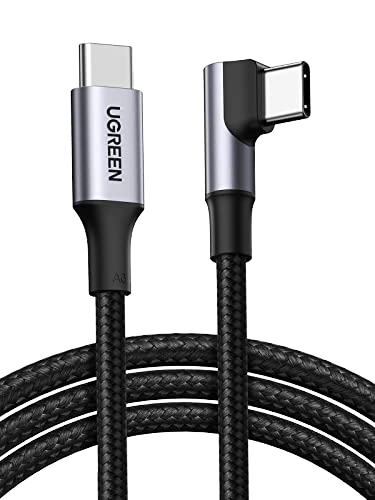 UGREEN 100W USB C auf USB C Kabel Winkel PD 3.0 QC 4.0+ USB-C Ladekabel 90 Grad