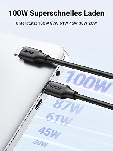 UGREEN 100W USB-C auf USB-C Ladekabel (2 Stück)