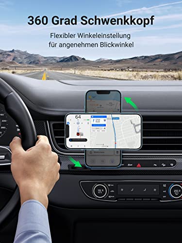 XDeer Handyhalterung Auto Magnet Kompatibel mit MagSafe Autohalterung  Handy-Halterung, (Magnet KFZ handyhalterung 3M Kleber für iPhone 14 13 12)