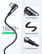 UGREEN USB C Kabel Winkel USB C Ladekabel 90 Grad Winkel