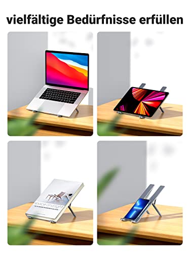 UGREEN Aluminium Laptop Ständer Höhenverstellbar 5 Stufen Laptopständer