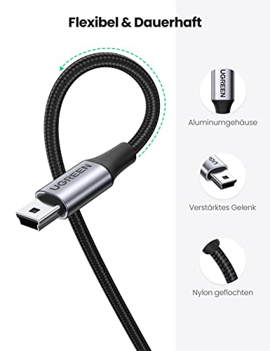 UGREEN USB Mini-B auf USB-A Ladekabel