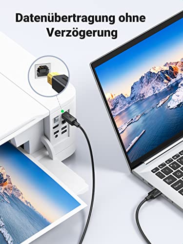 UGREEN USB Druckerkabel, Scanner Kabel