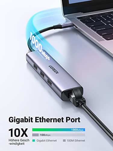 UGREEN USB C Ethernet Adapter Gigabit LAN auf USB C Adapter