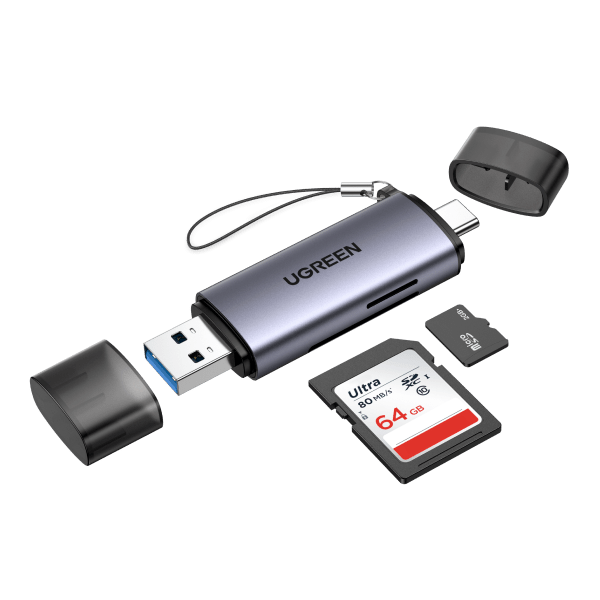 UGREEN USB 3.0 Micro SD Kartenleser OTG Aluminum