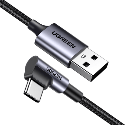 UGREEN USB-A auf USB-C Ladekabel Winkel 90 Grad