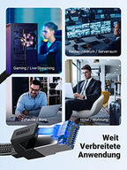 UGREEN CAT 8 LAN Kabel 40000Mbit/s Netzwerkkabel Ethernet Kabel