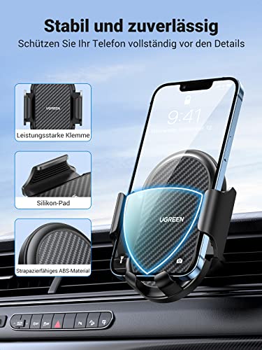 HR GRIP Auto KFZ Handy Smartphone Halterung 360° Halter für 48 - 90 mm  Breite Handy-Halterung