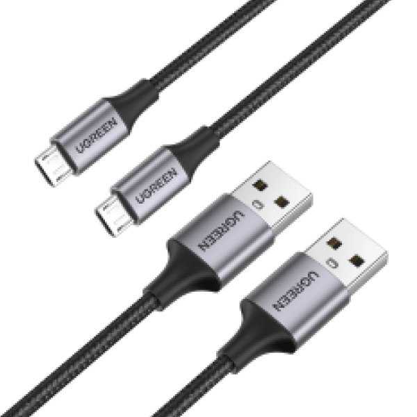 UGREEN 2 Pack Micro USB Kabel Micro USB Ladekabel Typ Schnellladekabel kompatibel