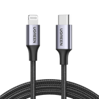 UGREEN USB C auf Lightning Kabel MFi Zertifiziert USB C Lightning Ladekabel PD 3.0 kompatibel