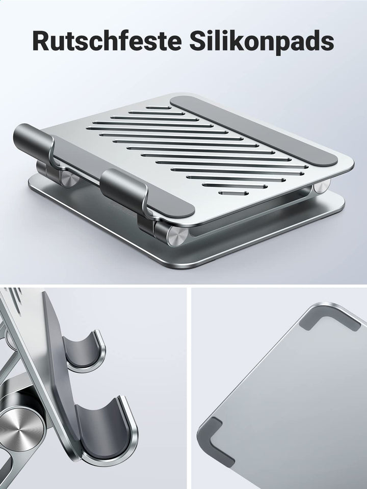 ZXShow Laptop Halter Schreibtisch - Aufhängbarer Organizer Aluminium