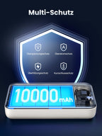 UGREEN Magnetische Kabellose Powerbank 10000mAh mit USB-C Kabel bietet als powerbank einen umfassenden Multi-Schutz für sicheres und magsafe-kompatibles Laden.