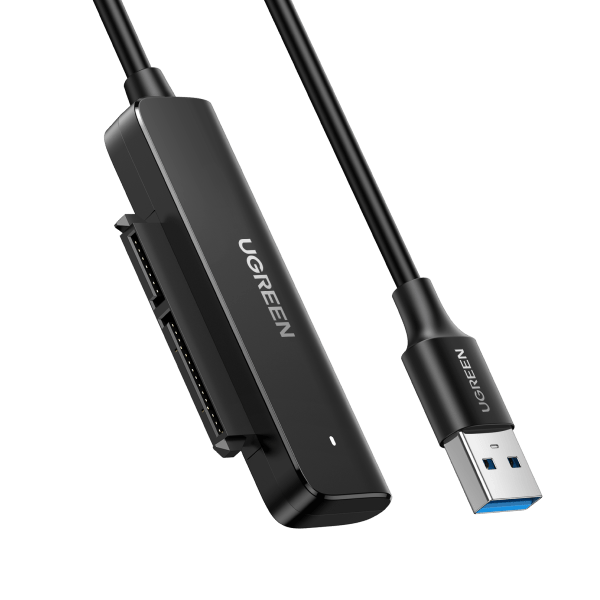 UGREEN USB 3.0 SATA Adapter für 2.5 Zoll SSD und HDD Festplatten