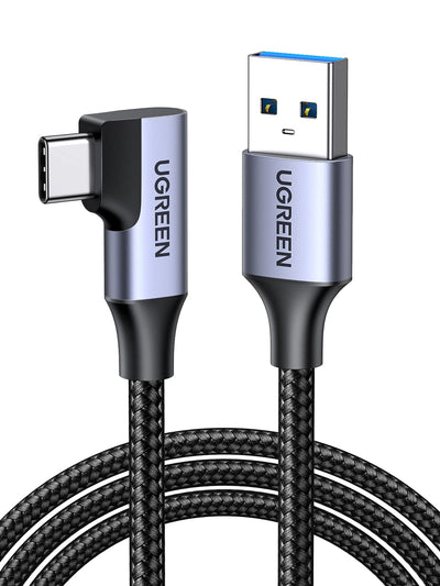 UGREEN USB C Kabel 5 Gbps USB C Ladekabel Winkel 90 Grad USB auf USB C Kabel USB 3.0 Typ C Kabel